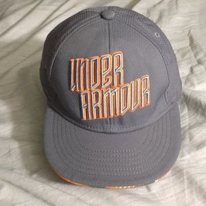 Under Armour - Youth Gray & Orange Hat